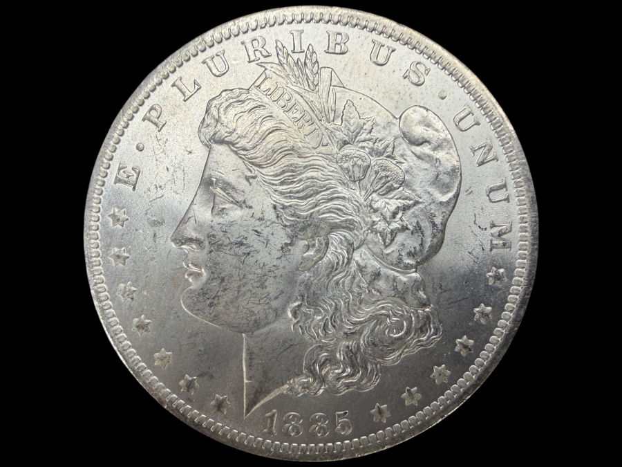 1885 O Brilliant Uncirculated Morgan Silver Dollar