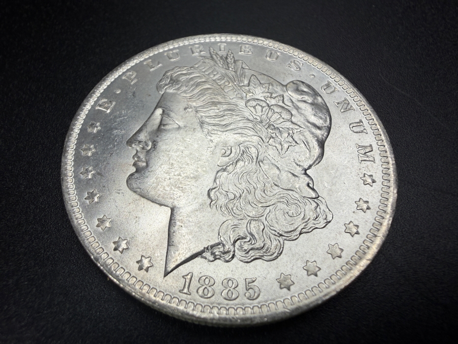 1885 O Brilliant Uncirculated Morgan Silver Dollar [Photo 2]