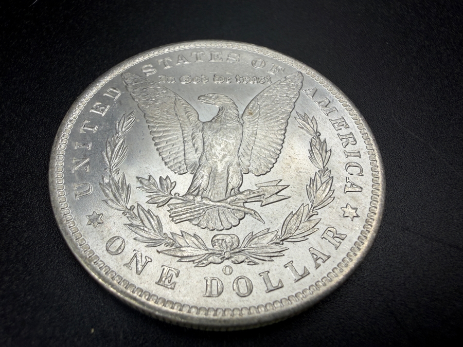 1885 O Brilliant Uncirculated Morgan Silver Dollar [Photo 4]