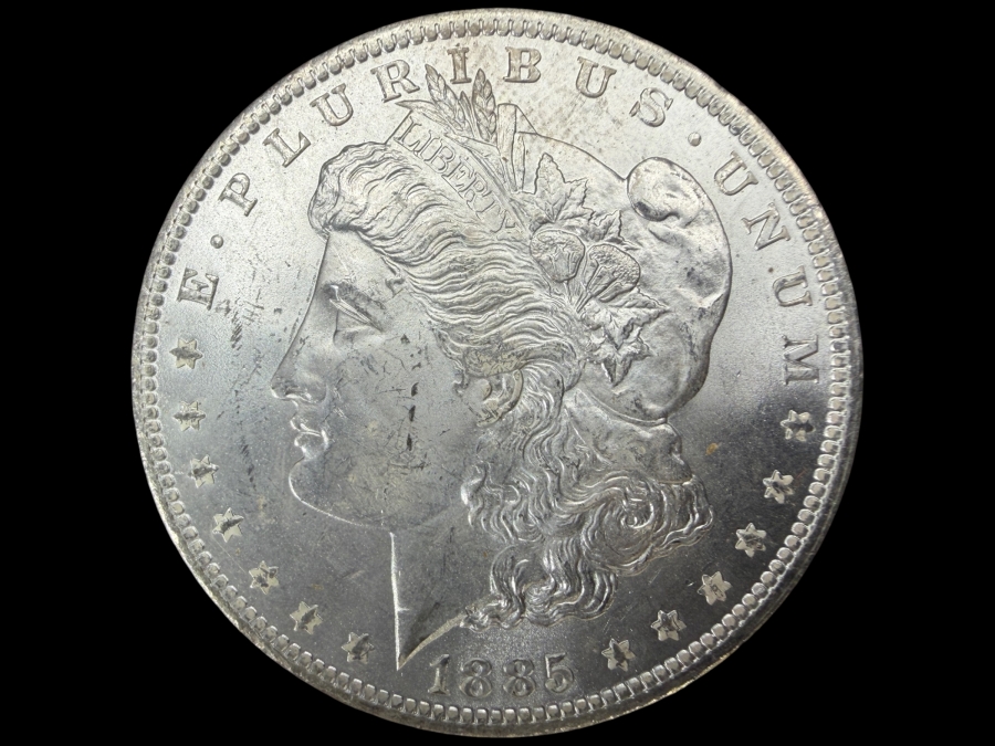 1885 O Brilliant Uncirculated Morgan Silver Dollar