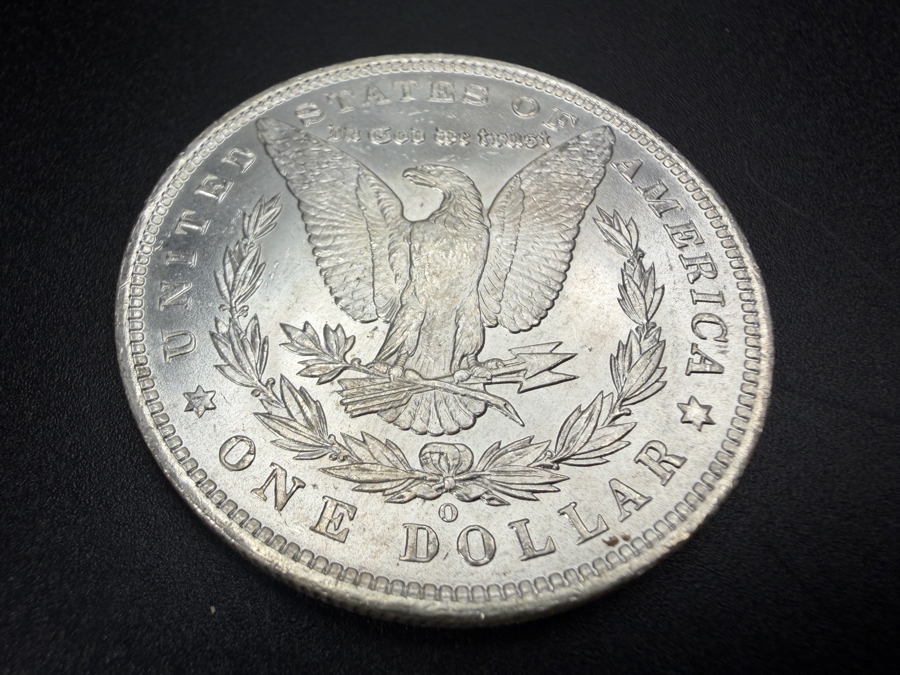 1885 O Brilliant Uncirculated Morgan Silver Dollar [Photo 4]