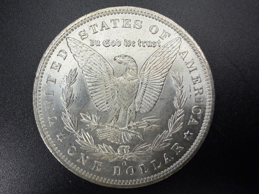 1885 O Brilliant Uncirculated Morgan Silver Dollar [Photo 3]