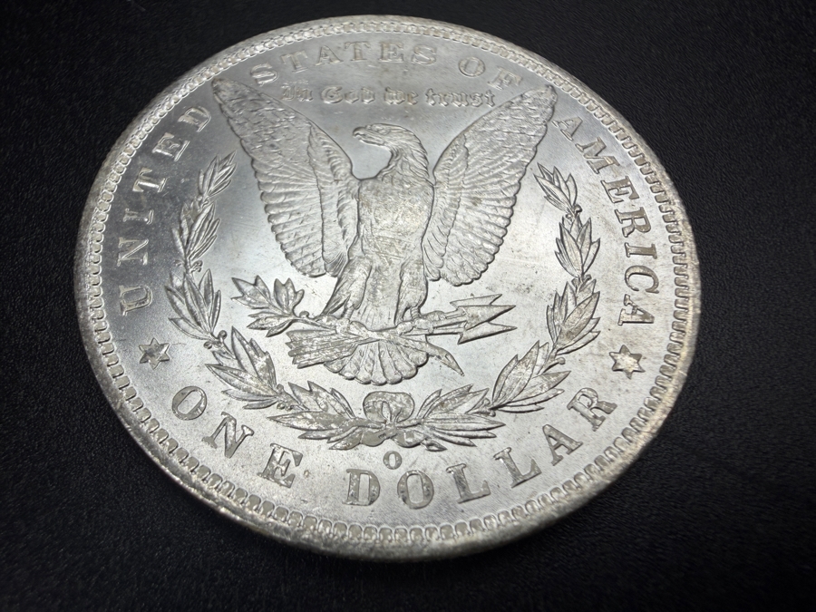 1885 O Brilliant Uncirculated Morgan Silver Dollar [Photo 4]