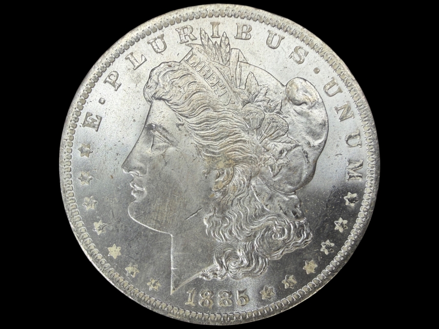 1885 O Brilliant Uncirculated Morgan Silver Dollar