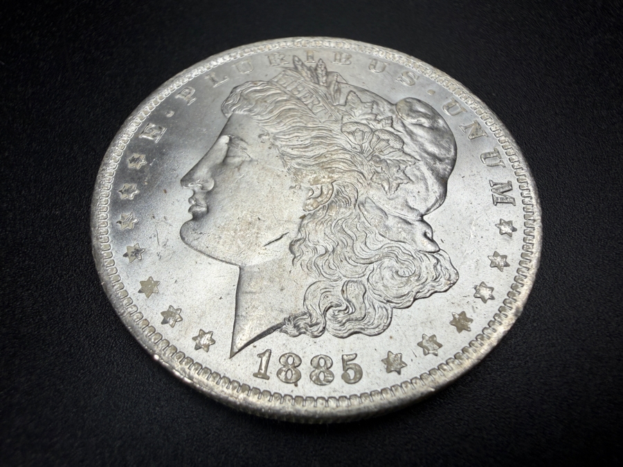 1885 O Brilliant Uncirculated Morgan Silver Dollar [Photo 2]