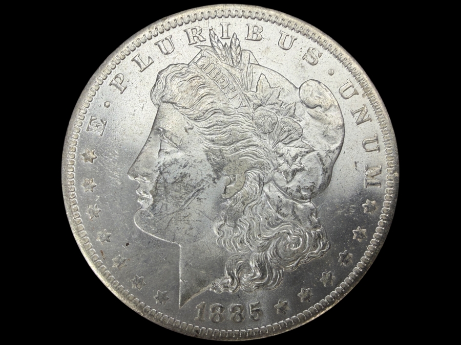 1885 O Brilliant Uncirculated Morgan Silver Dollar