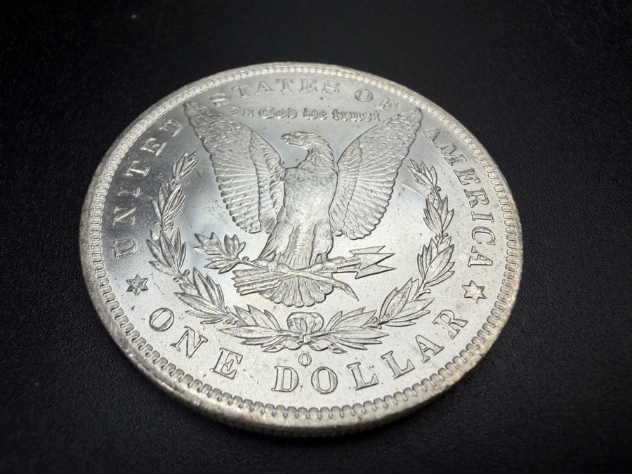 1885 O Brilliant Uncirculated Morgan Silver Dollar [Photo 4]