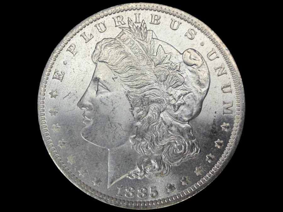 1885 O Brilliant Uncirculated Morgan Silver Dollar