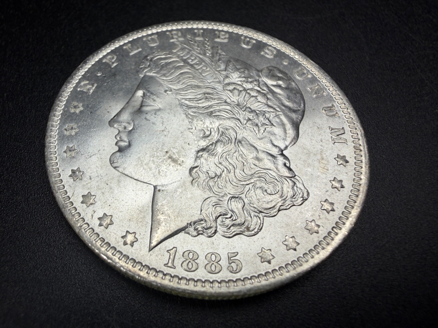 1885 O Brilliant Uncirculated Morgan Silver Dollar [Photo 2]