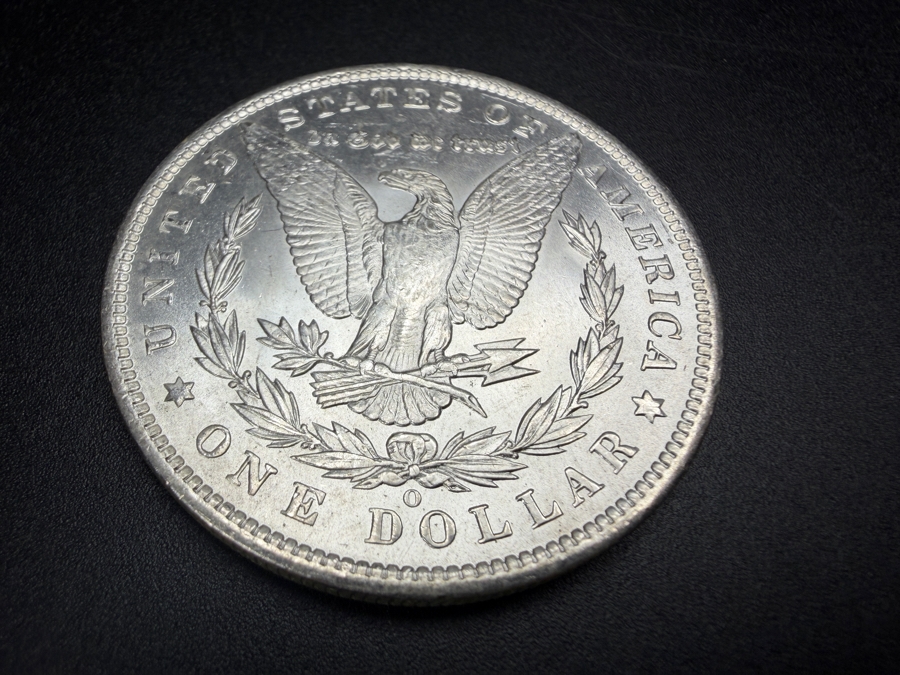 1885 O Brilliant Uncirculated Morgan Silver Dollar [Photo 4]