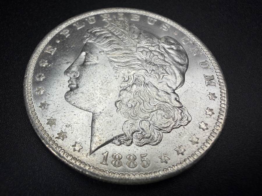1885 O Brilliant Uncirculated Morgan Silver Dollar [Photo 2]