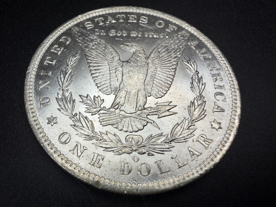 1885 O Brilliant Uncirculated Morgan Silver Dollar [Photo 4]