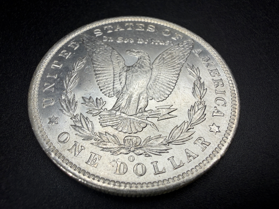 1885 O Brilliant Uncirculated Morgan Silver Dollar [Photo 4]