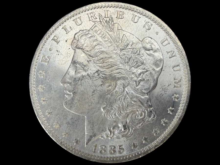 1885 O Brilliant Uncirculated Morgan Silver Dollar