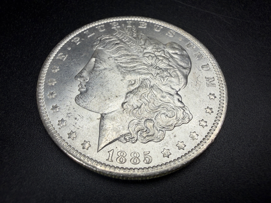 1885 O Brilliant Uncirculated Morgan Silver Dollar [Photo 2]