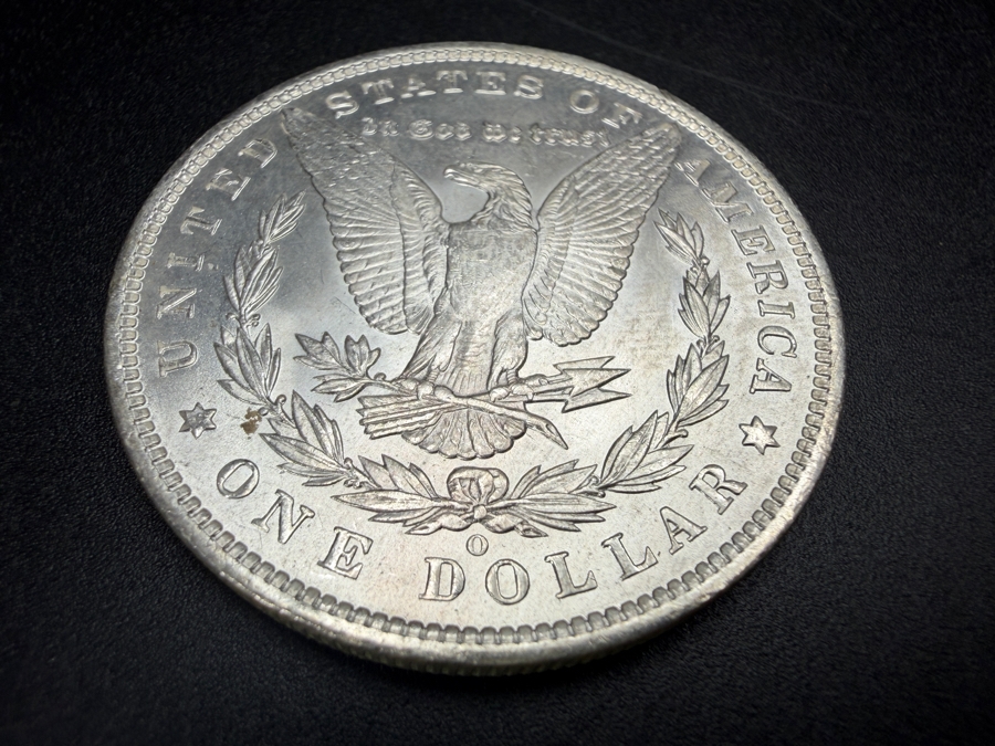 1885 O Brilliant Uncirculated Morgan Silver Dollar [Photo 4]
