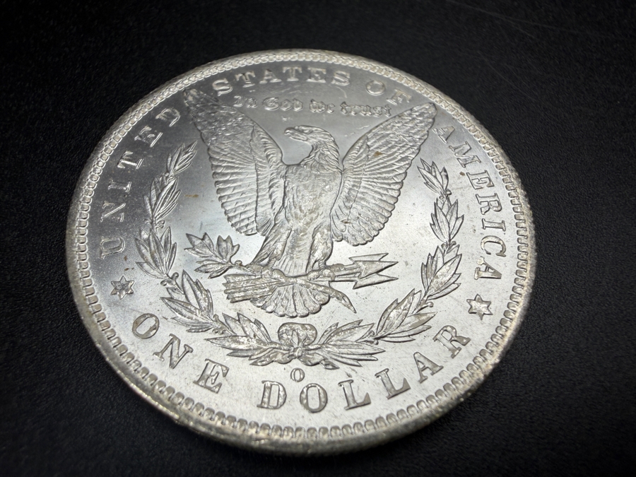 1885 O Brilliant Uncirculated Morgan Silver Dollar [Photo 4]