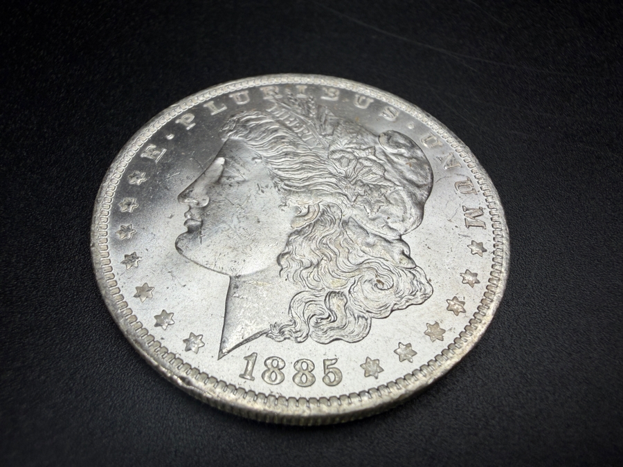 1885 O Brilliant Uncirculated Morgan Silver Dollar [Photo 2]