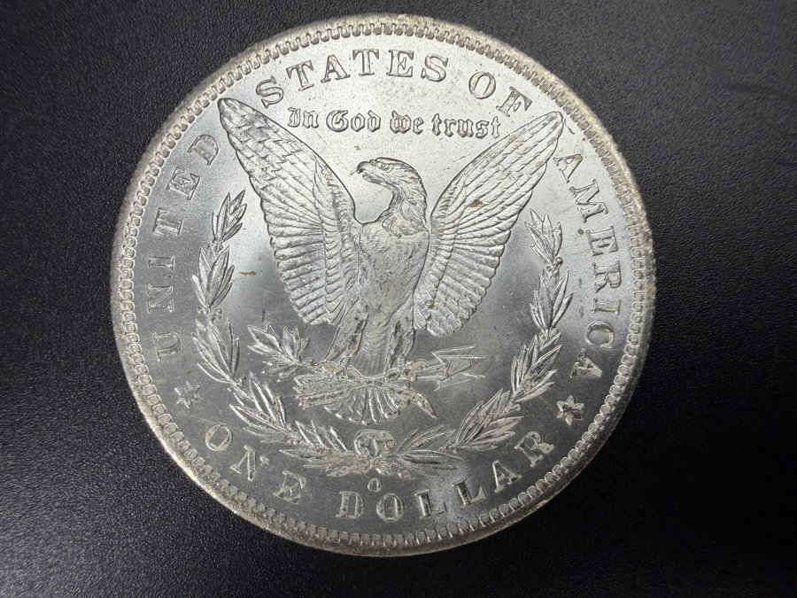 1885 O Brilliant Uncirculated Morgan Silver Dollar [Photo 3]