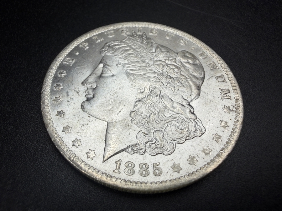 1885 O Brilliant Uncirculated Morgan Silver Dollar [Photo 2]