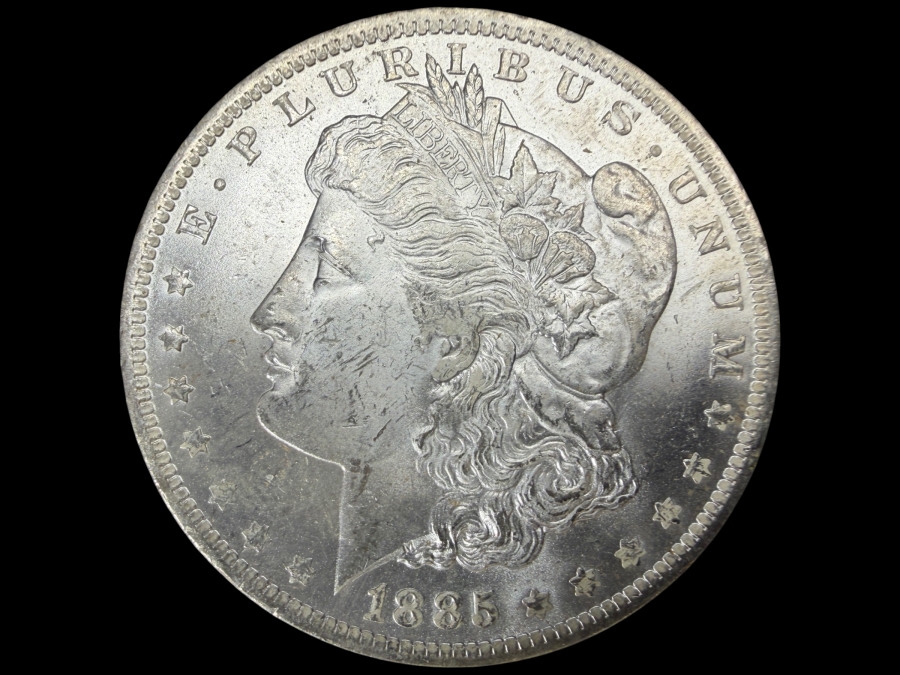 1885 O Brilliant Uncirculated Morgan Silver Dollar