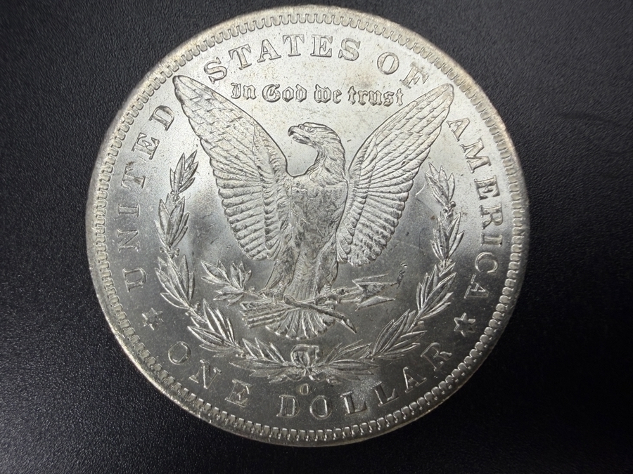 1885 O Brilliant Uncirculated Morgan Silver Dollar [Photo 3]