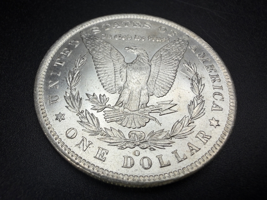 1885 O Brilliant Uncirculated Morgan Silver Dollar [Photo 4]