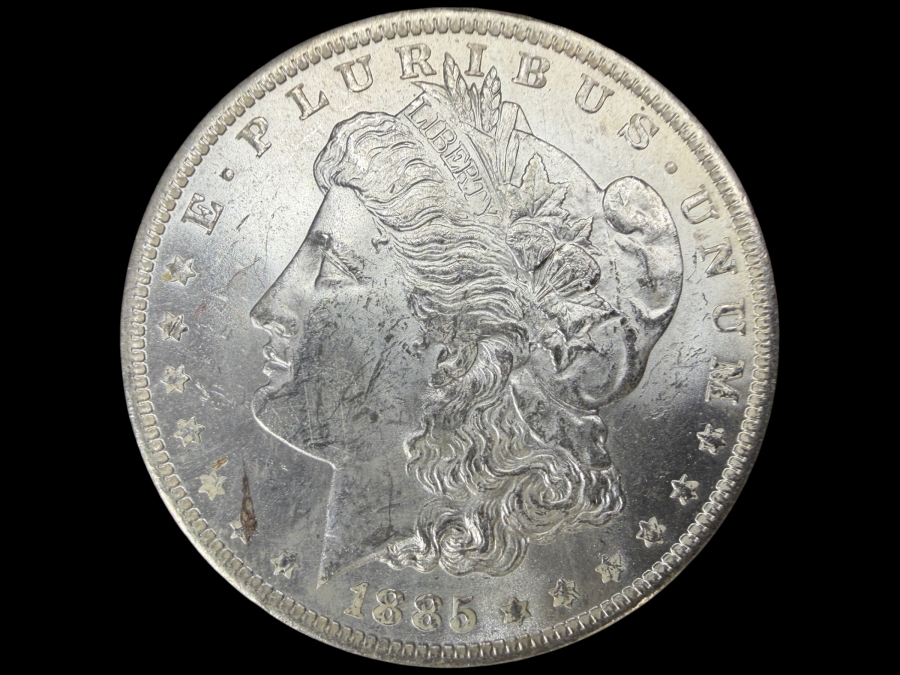 1885 O Brilliant Uncirculated Morgan Silver Dollar