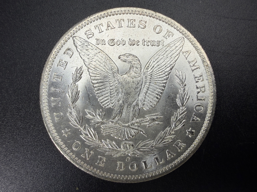 1885 O Brilliant Uncirculated Morgan Silver Dollar [Photo 3]