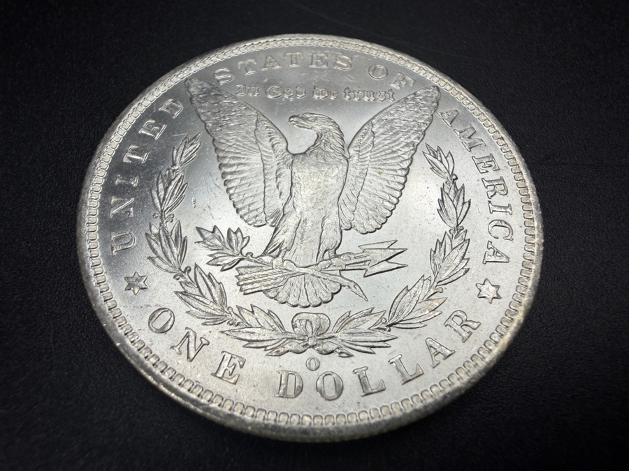 1885 O Brilliant Uncirculated Morgan Silver Dollar [Photo 4]
