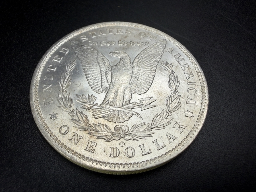 1885 O Brilliant Uncirculated Morgan Silver Dollar [Photo 4]