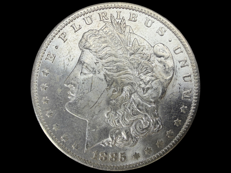 1885 O Brilliant Uncirculated Morgan Silver Dollar
