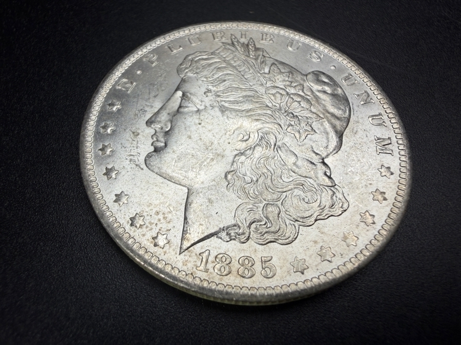 1885 O Brilliant Uncirculated Morgan Silver Dollar [Photo 2]