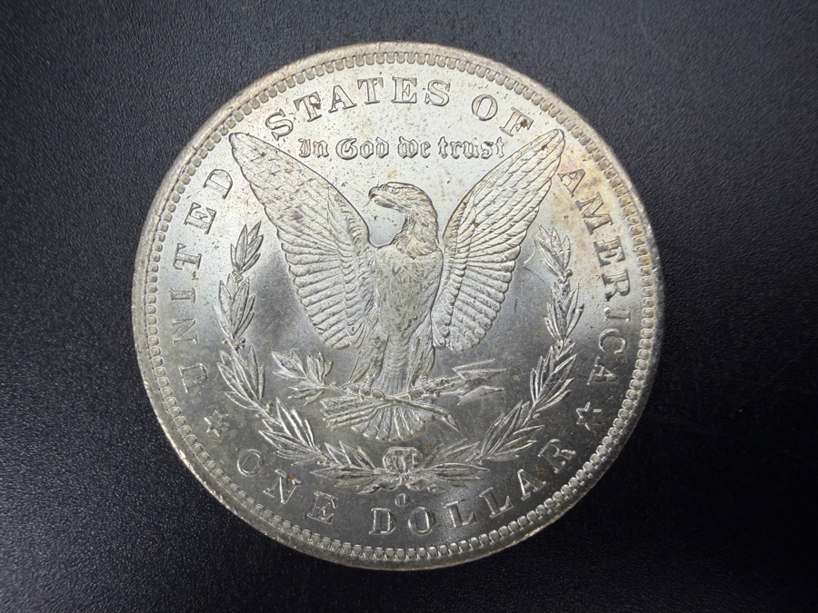1885 O Brilliant Uncirculated Morgan Silver Dollar [Photo 3]