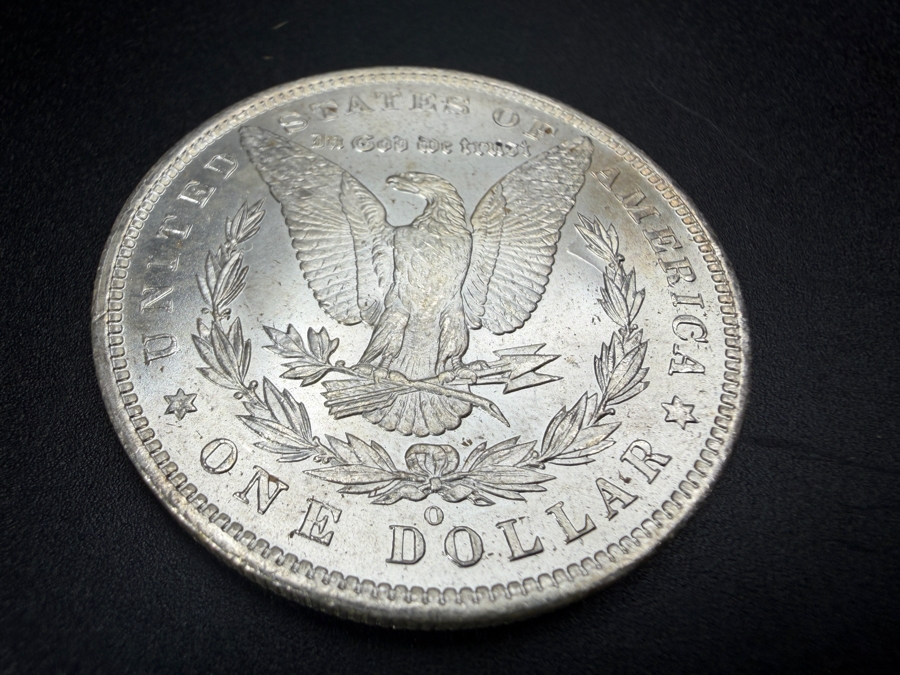 1885 O Brilliant Uncirculated Morgan Silver Dollar [Photo 4]