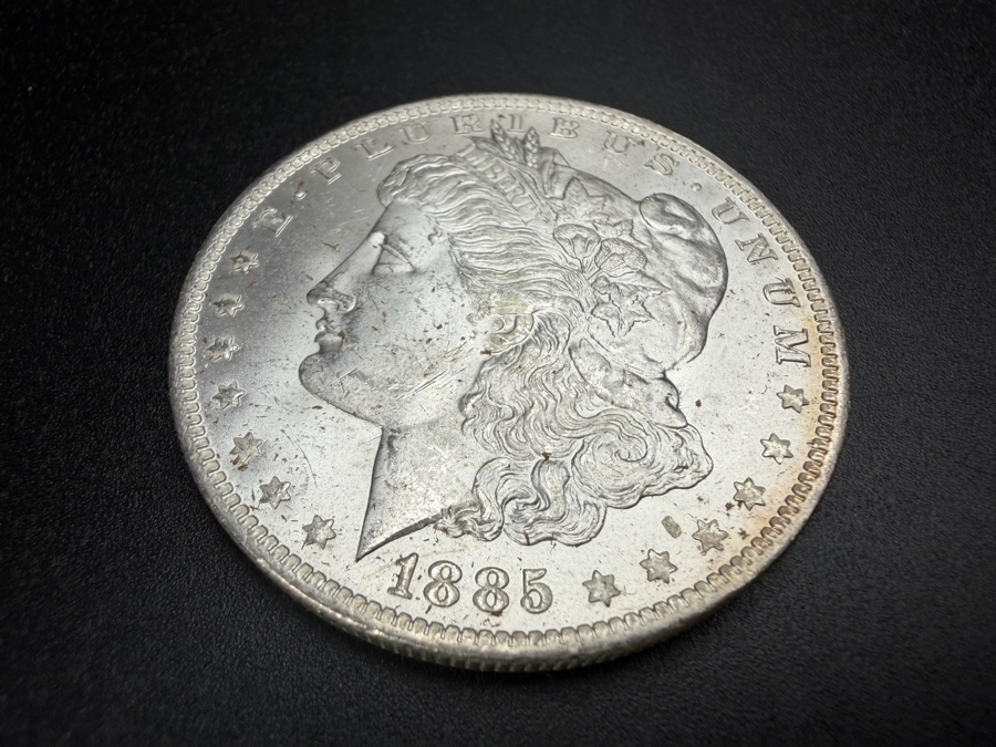 1885 O Brilliant Uncirculated Morgan Silver Dollar [Photo 2]