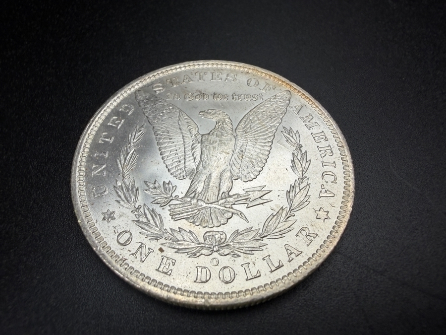 1885 O Brilliant Uncirculated Morgan Silver Dollar [Photo 4]
