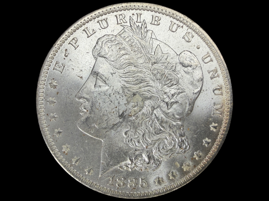 1885 O Brilliant Uncirculated Morgan Silver Dollar