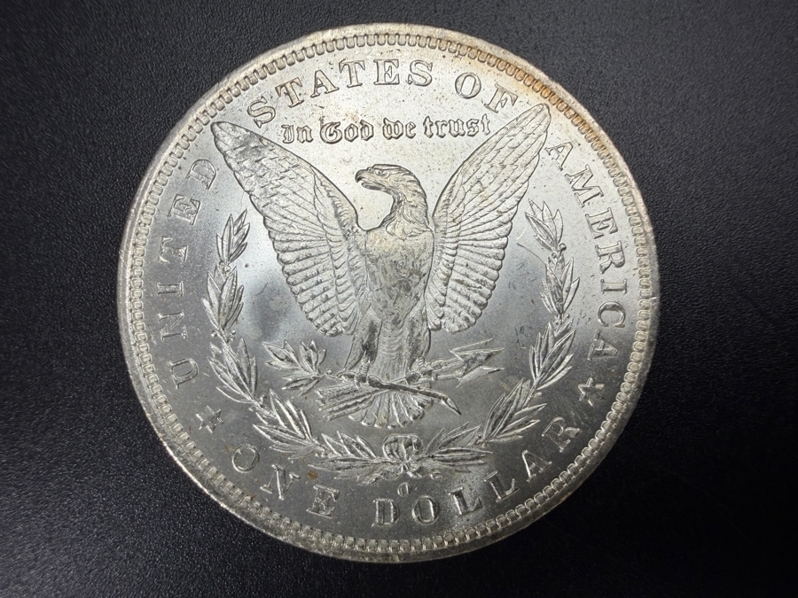 1885 O Brilliant Uncirculated Morgan Silver Dollar [Photo 3]