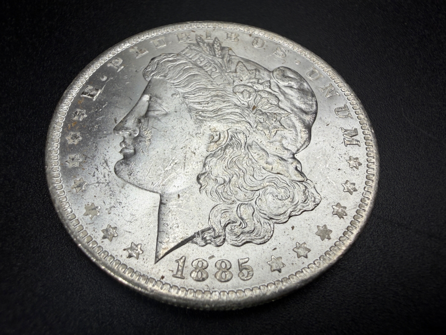 1885 O Brilliant Uncirculated Morgan Silver Dollar [Photo 2]