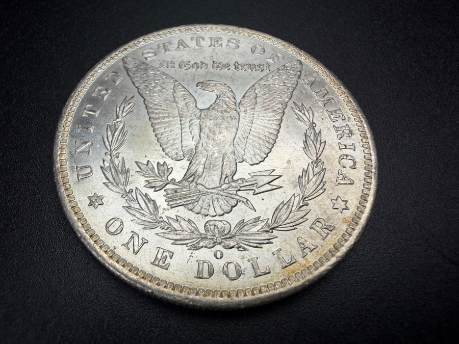 1885 O Brilliant Uncirculated Morgan Silver Dollar [Photo 4]