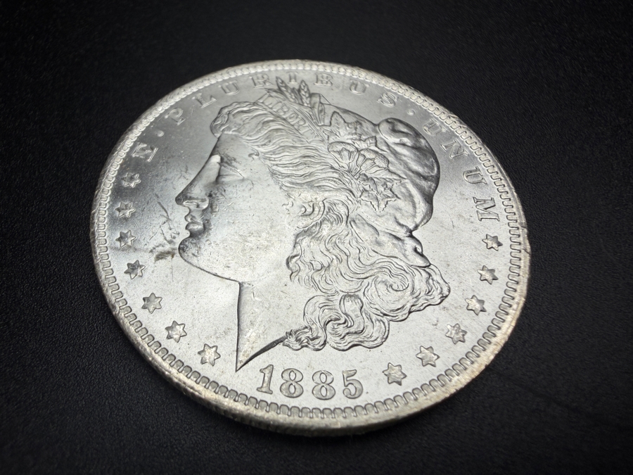 1885 O Brilliant Uncirculated Morgan Silver Dollar [Photo 2]