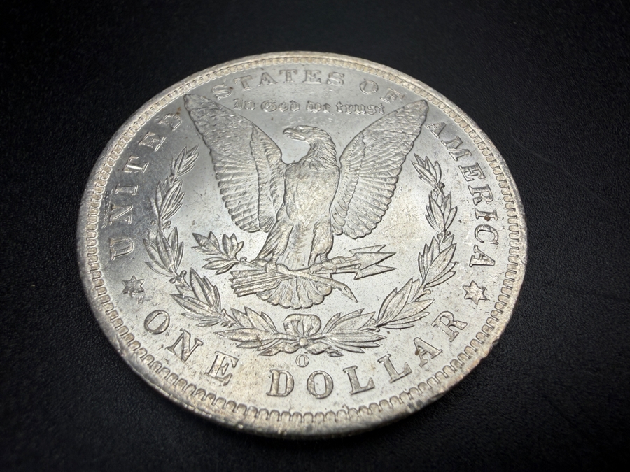 1885 O Brilliant Uncirculated Morgan Silver Dollar [Photo 4]