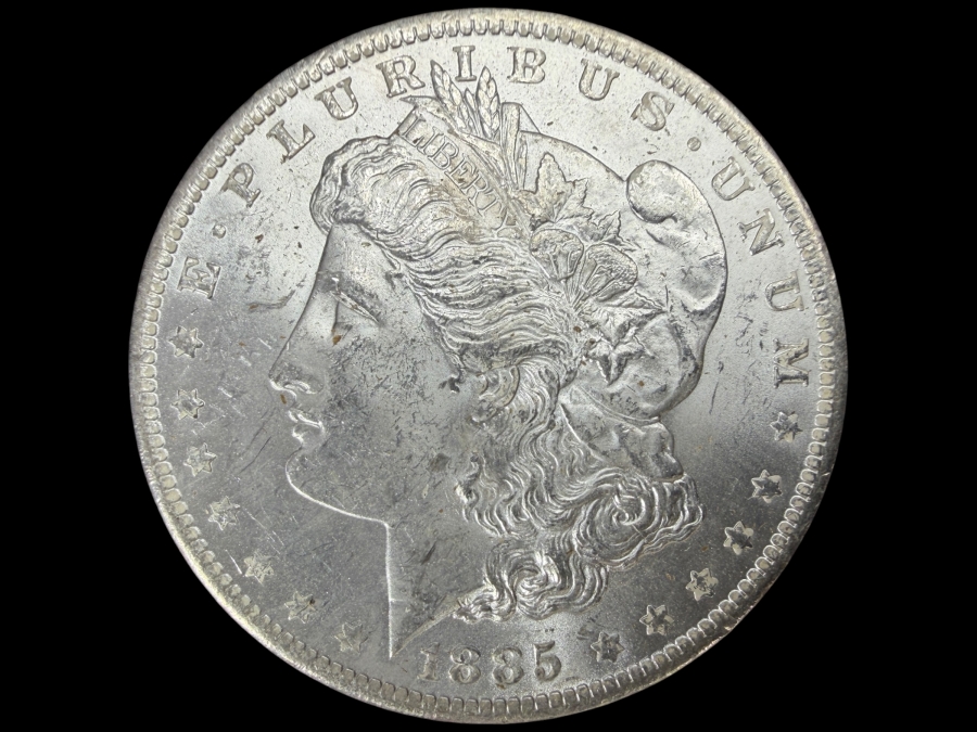 1885 O Brilliant Uncirculated Morgan Silver Dollar