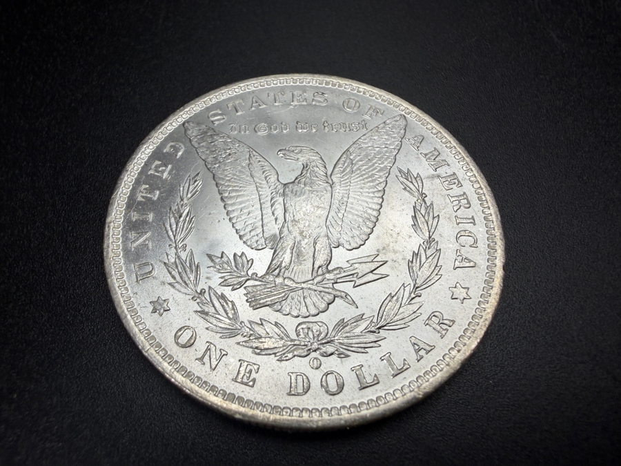 1885 O Brilliant Uncirculated Morgan Silver Dollar [Photo 4]