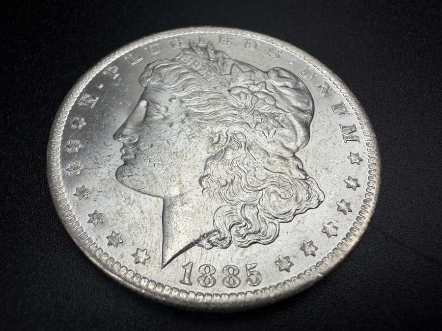 1885 O Brilliant Uncirculated Morgan Silver Dollar [Photo 2]