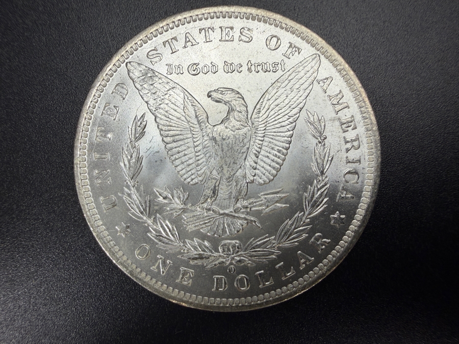 1885 O Brilliant Uncirculated Morgan Silver Dollar [Photo 3]