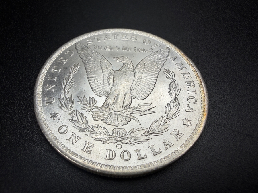 1885 O Brilliant Uncirculated Morgan Silver Dollar [Photo 4]