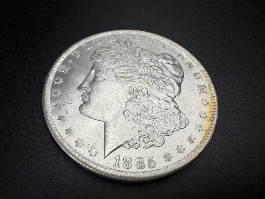 1885 O Brilliant Uncirculated Morgan Silver Dollar [Photo 2]