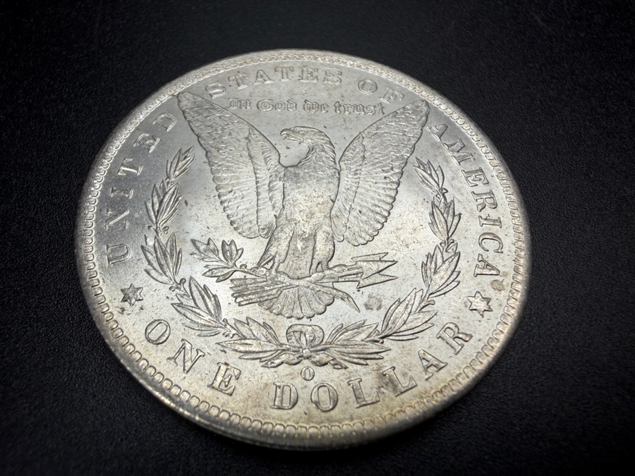 1885 O Brilliant Uncirculated Morgan Silver Dollar [Photo 4]